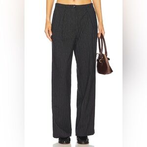 Free People Tyler Pinstripe Trousers